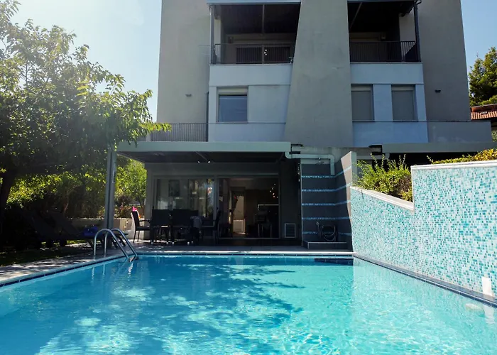 Deluxe Chrousso Pool Villa Paliouri